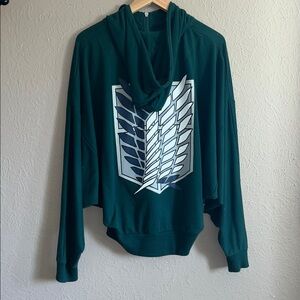 Authentic Ripple Junction Green Attack on Titan Hoodie
